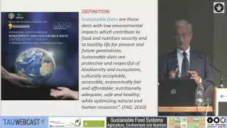 Towards Sustainable Diets: Mediterranean diet as a case study