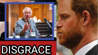 Prince Harry Disgraced as King Charles Disowns  Him And Stripes Him Off His Royal Title!