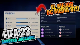 La mejor configuracion para un DC media 97 en fifa 23 MODO CARRERA JUGADOR