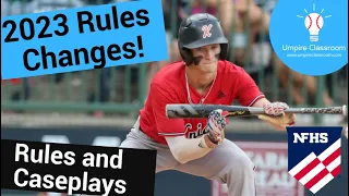 2023 NFHS Baseball Rules Changes
