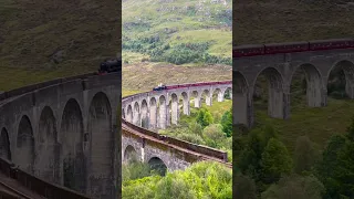 Real Harry Potter Hogwarts Express in Scotland!! 😵 | The Jacobite is a steam train |
