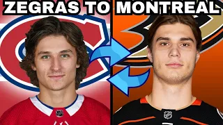 Trevor Zegras TRADE to Montreal Canadiens is HEATING UP!? NHL News & Habs Trade Rumours