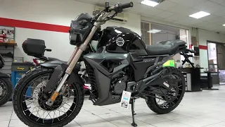 unboxing the ZONTES G155 SR scrambler motorcycle 2021