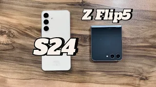 Samsung Galaxy S24 vs Samsung Galaxy Z Flip5 (OneUI 6)