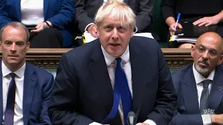 Boris Johnson will trotz Rücktrittswelle "weitermachen" | AFP