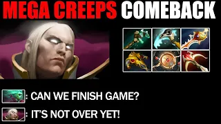 Mega Creeps Comeback By Pro Invoker - Epic Battle Immortal Rank Dota 2