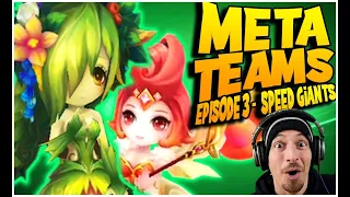 META TEAMS - Episode 3 - The BEST Giants B12 Team. Sath/Mellia/Tatu (Summoners War)