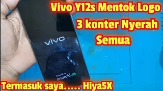 SERVIS HP VIVO Y12s Bootlop Membandel//mentok logo