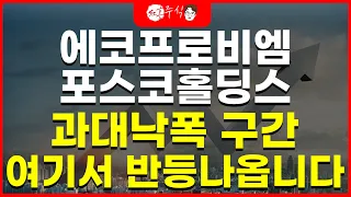 에코프로비엠 포스코홀딩스 과대낙폭 구간! 여기서 반등나옵니다