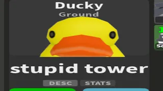 DUCKYY!!!! Tower? - (Critical Tower Defense) - Roblox
