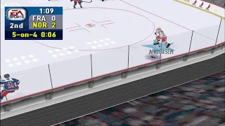 NHL 2000 (PS1) France vs. Norway