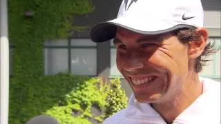 Rafael Nadal interviews for the job of Wimbledon Champion