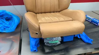 BMW E39 M5 Caramel Seat Restoration Before And After