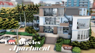 BASE GAME Los Angeles Modern Apartment FOR RENT [NOCC] [STOP MOTION] [BASE GAME]THE SIMS4