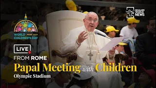 Holy Mass on World Children’s Day at St. Peters Square, Vatican| Pope Francis || May 26 , 2024