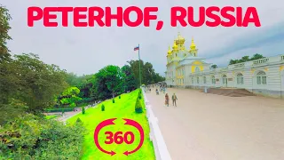 Peterhof Palace,  Russia VR 360 travel video Петергоф, Россия