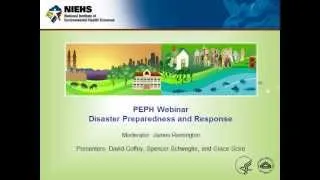 Disaster Preparedness and Response Webinar
