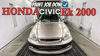 Honda civic ek 2000 paint done ☑️ | #restoration  #hondacivic #modified