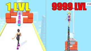 LVL 1 to LVL 9999 - High Heels Game | Max Level