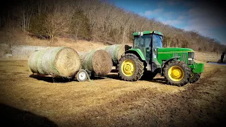 Slow Loading Hay Bales