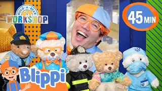 Join Blippi for a Furry Surprise at Build-A-Bear! | Blippi Educational Colors Song