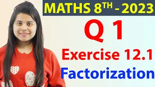 Q 1 - Ex 12.1 - Factorization - Chapter 12 - NCERT Maths Class 8th, New Syllabus 2023 CBSE