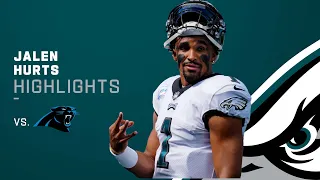 Jalen Hurts' best plays vs. Panthers | NFL 2021 Highlights