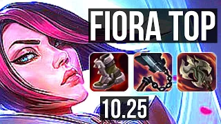 FIORA vs SETT (TOP) | 800+ games, 1.2M mastery, Legendary, 13/3/5 | EUW Diamond | v10.25