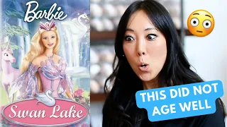 pointe shoe fitter reacts to BARBIE of SWAN LAKE!