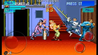 The Punisher (1993 video game) Capcom Marvel Comics Arcade Game Stage 2
