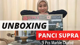 UNBOXING PANCI SUPRA X RENATTA MOELOEK | 9 pcs Marble Coated