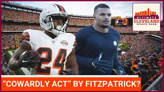 Leroy Hoard calls the hit on Browns star Nick Chubb a COWARDLY ACT by Minkah Fitzpatrick