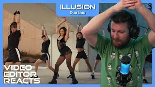 Video Editor Reacts to Dua Lipa - Illusion