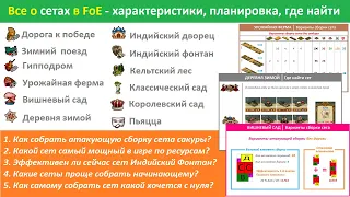 Все о сетах (сакура, ферма и т.д ) в Forge of Empires / Характеристики, варианты сборки, где найти