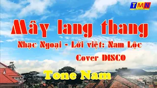 [KARAOKE] Mây lang thang - Tone Nam (F#m) - #coverbytmn