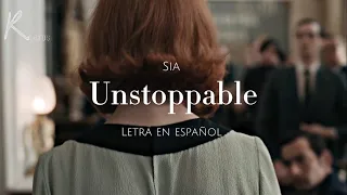 Gambito de Dama // Unstoppable - Sia ( Letra en Español )