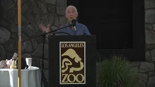 Dr. Jane Goodall's "Message of Peace" at the L.A. Zoo