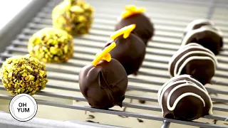 Professional Baker Teaches You How To Make CHOCOLATE TRUFFLES!