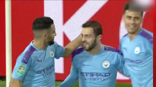 MANCHESTER UNITED - MANCHESTER CITY 0-2 R. MAHREZ AWESOME GOAL