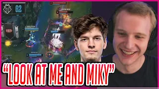 Jankos Reacts To Jankos + Mikyx Int Play In LEC | G2 Jankos Clips