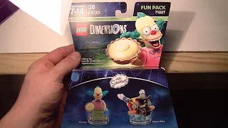 LEGO DIMENSIONS KRUSTY and CLOWN BIKE UNBOXING and BUILD