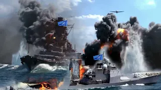 4 NATO Warships Bringing 7000 Troops to Ukraine Sunk By Russian Su 34 In Pacific Ocean