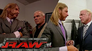 Triple H & Eric Bichoff Backstage Segments RAW Jun 13,2005