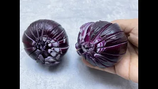 Cut the onion like this.  And the result is amazing.  You won't buy anymore