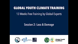 Global Youth Climate Training | Session 2 | Loss and damage | French