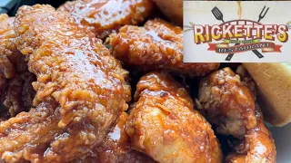 CHICAGO’S BEST WINGS Rickettes World Famous Chicken, Fish, and BBQ  #youtubeblack #chicago