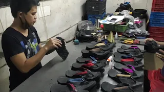 Paano gumawa ng tsinelas gawang Marikina, how to make slippers Marikina made. Lockdown specials (20)