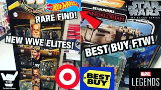 TOY HUNTING at TARGET & BEST BUY! BEST BUY was STACKED! | RARE HOT WHEELS FIND!