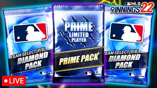 🔴LIVE | MLB 9 Innings 22 - Prime And Team Select Diamond Pack Opening!