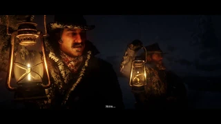 Прохождение Red Dead Redemption 2 - Часть 1 - Пролог, Лагерь "Нагорье Подкова"